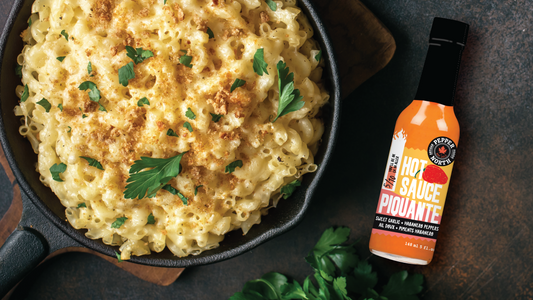 Spicy Sweet Garlic Mac and Cheese