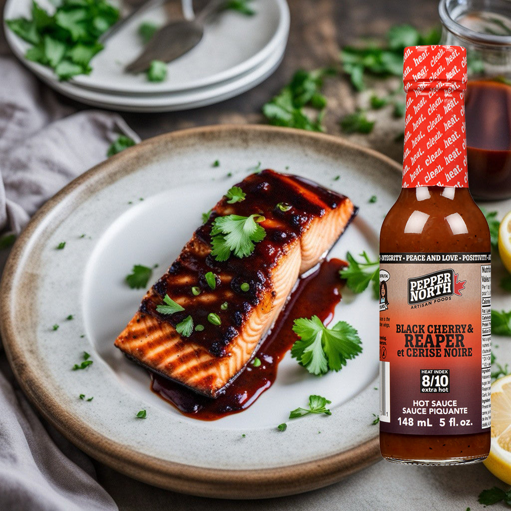 Spicy Black Cherry Salmon – Pepper North Artisan Foods