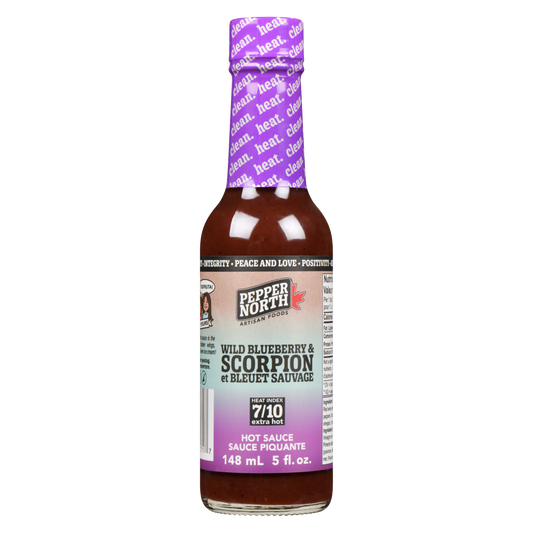 Wild Blueberry & Scorpion hot sauce
